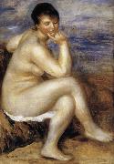 Pierre Renoir Bather with a Rock Spain oil painting reproduction